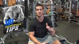 Pro Bodybuilding Tip: 3 Way Atomic EZ Bar French Press