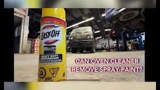 WILL EASY OFF REMOVE SPRAY PAINT?