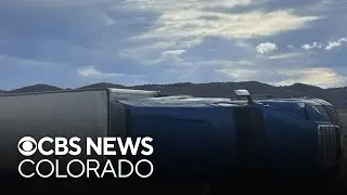 Wind blamed for blown-over semis in Northern Colorado