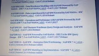 SAP BW Certification Materials Download
