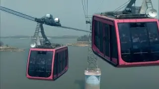 India's longest rope way on a river (Brahmaputra river) - A journey to North Guwahati