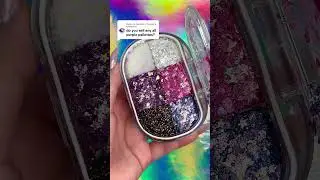 Purple Glitter Gel Palette 💜 #slayfirecosmetics #glittergel #glittermakeup #purplemakeup