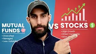 Mutual Funds vs Stocks Explained | Beginners Investment Guide in Hindi (2025)