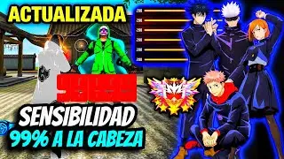 SENSIBILIDAD 👹 para dar TODO ROJO en la NUEVA ACTUALIZACI&Oacute;N de FREE FIRE 2026 ✅