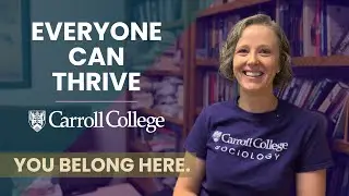 You Belong at Carroll College | Dr. Jamie Dolan