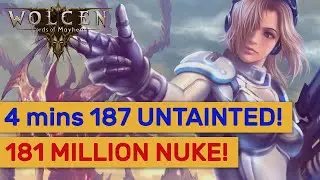 4 Mins 187 Untainted Clear! 181 Million Crits Ranger Build! | Wolcen