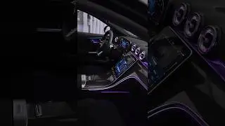 Mercedes C-Klasse W206: Luftd&uuml;sen + Mittelkonsole-Ambientebeleuchtung nachr&uuml;sten #w206 #c63 #s206
