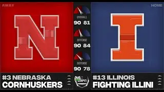 SFA Season 17 Week 6 Gameday: #3 Nebraska @ #13 Illinois Highlights