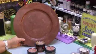 einen Teller verrosten ganz einfach mit Rusty und Rusty Patina von Viva Decor