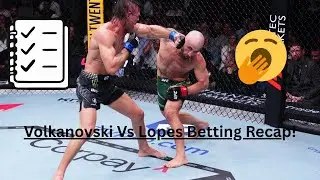 UFC 325 POST FIGHT BETTING RECAP ! DID LOPES GET ROBBED?