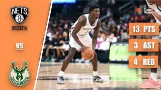 Drake Powell - 13 Points, 3 Assists, 4 Rebounds vs Bucks - 2025-26 Regular Season