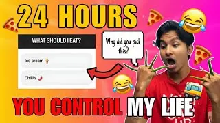 Followers Control My Life for 24 Hours 😱🌶️🍕