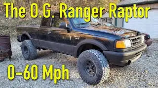 1995 Ranger AWD 5.0 V8 Swap 0-60 Run O.G. Raptor
