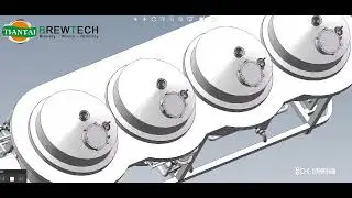 3D Drawing-Tiantai 100L Brewery System Pilot Brewing System
