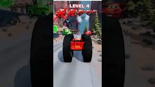 🏎️😱🔥 GIANT McQueen vs Tiny McQueen! Can They Pass the Next Level 🏎️#pixarcars #mcqueen #mater
