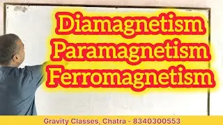 Diamagnetism, Paramagnetism & Ferromagnetism for JAC & CBSE Boards l JEE I NEET