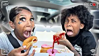 FILLING ALL OF My GIRLFRIEND DONUTS 🍩 With Ketchup !! 😱 ** HILARIOUS **