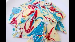 White Chocolate Bark: How To Make Colourful White Chocolate Bark | Simple & Easy Recipe