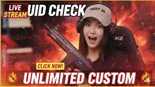 🔥ID CHECK + UNLIMITED CUSTOM WITH VIEWERS! 🎮💥 ||| Aa jao Sab Join Fast