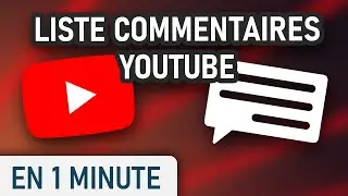 Afficher l'historique de vos commentaires sur Youtube
