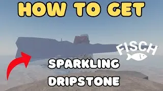 Как быстро получить сверкающий капельный камень в игре Fisch! | Roblox
