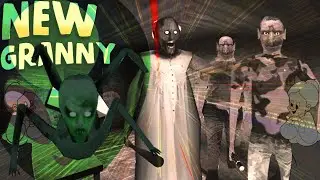 Fat Granny Spider Head Granny Sewer Escape | Angelene Spider New Ending in Granny 1.8 Update