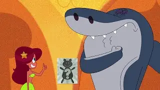 ZIG e SHARKO 🧸 Procurando pelo ursinho de pelúcia 🧸 Português Brasil |  Cartoon for Kids