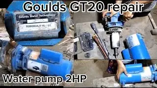 Goulds GT20 water pump repair
