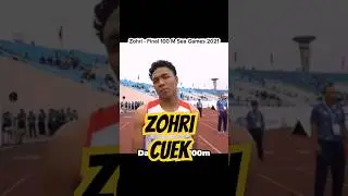 Zohri's Performance in the 100m Final of the 2021 Sea Games #athletics
