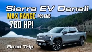 Обзор GMC Sierra EV Denali Max Range 2026 года — идеальный автомобиль для дальних путешествий.