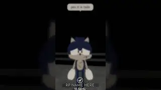 If sonic was a ghost in Roblox Sonic.Exe Rp Part 1 (Read title to see game name! (If curious))
