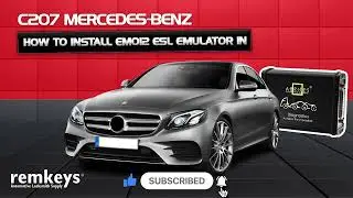How to Install EM012 ESL Emulator in C207 Mercedes Benz