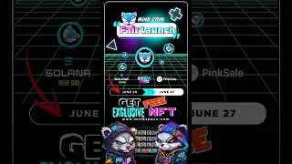 join the Mink Coin fairlaunch at pinksale and get free exclusive NFT