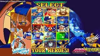 [FightCade Marvel vs Capcom] Divine vs Filipinochamp