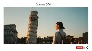 Pisa at Sunset 🇮🇹 | A Cinematic Travel Experience
