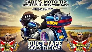 Gabe's Moto Tip: Secure Your Harley Tour Pack!
