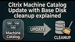 Citrix Machine Catalog Update with Base Disk cleanup explained