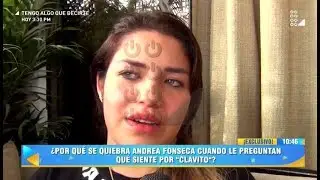 ANDREA FONSECA LLORA POR CLAVITO Y PSICOLOGA ANALIZA SUS LAGRIMAS