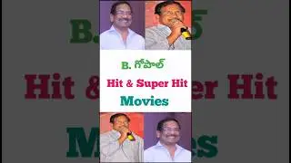💕💕💕 Director B Gopal Hit and Super Hit Movies 💕💕💕
