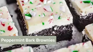 Peppermint Bark Brownies