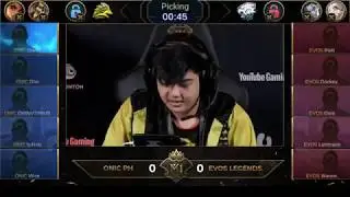 EVOS LEGENDS VS ONIC PH MLBB World Championship 2019 (FULL MATCH)