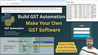 🔥 How to Build GST Automation Using Python Django | Excel to Tally Integration