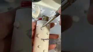 making a creepy clay lighter cover 🔥 #foyoupage #dop #viral #shortvideo