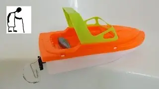 Bargain Store Project - Toy Boat rubber band conversion