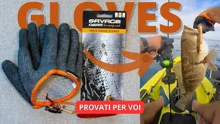 NEW GLOVES Savage Gear Aqua Guard Gloves - NON-SLIP PROTECTIVE FOR FISHING