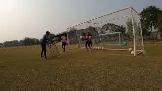 Goalkeeper reflex training