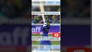 Smriti Mandhana Becomes The Third Fastest Women Cricketer To Completing 3000 ODI Runs