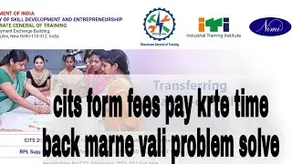 cits (cti) fees pay problem solve
