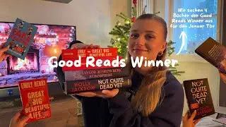 Wir suchen aus den Good Reads Gewinnern 2025 4 Bücher aus, die ich im Januar lesen werde ✨📚