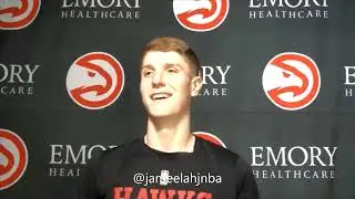 Atlanta Hawks' Kevin Huerter Post-Shootaround